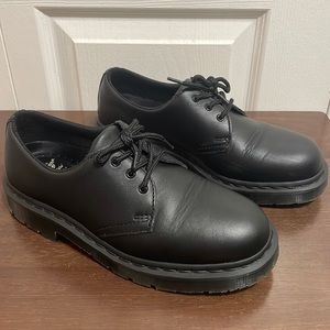 Dr. Martens 1461 Unisex Soft Toe Mono Slip Resistant Oxford Shoes, Black